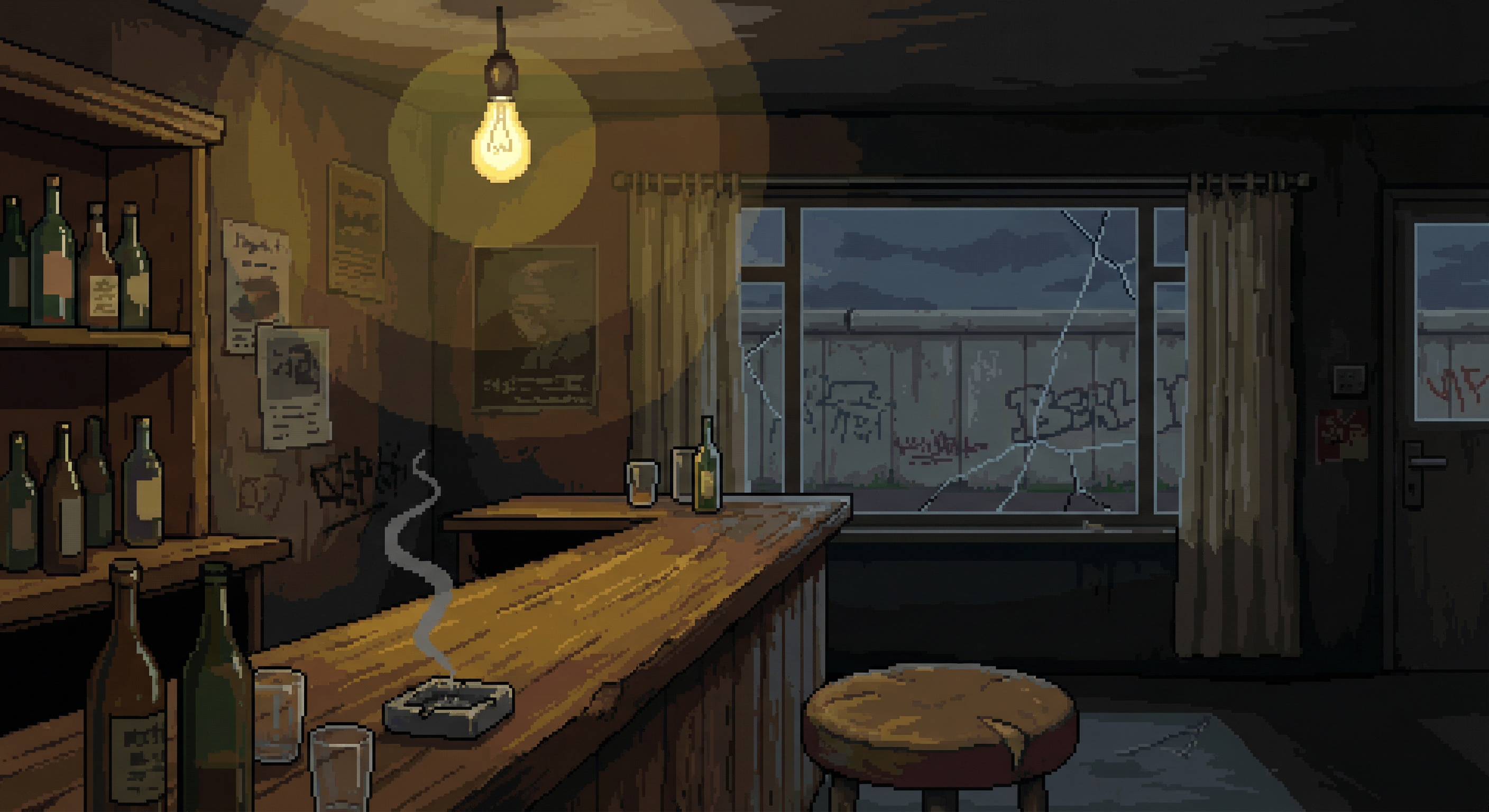 Berlin wall legacy scene